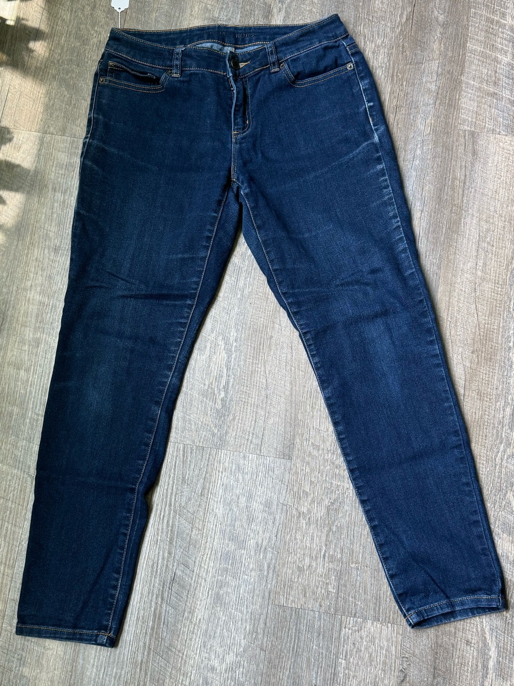 Michael Kors Dark Wash Slim Fit Stretch Jeans Size 4 | Mid Rise